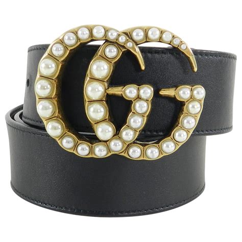 gucci belt with pearls fake|extra wide gucci belt.